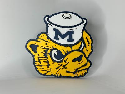 Michigan Wolverines Throwback Logo 2016