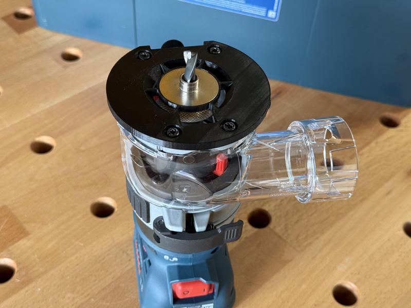 Bosch GKF 18V-8 Small Base Plate Mod - Porter Cable