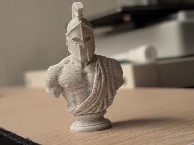High-quality Spartan bust