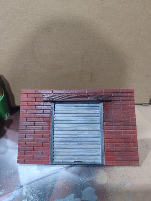 garage door rolling shutter functional movable diorama