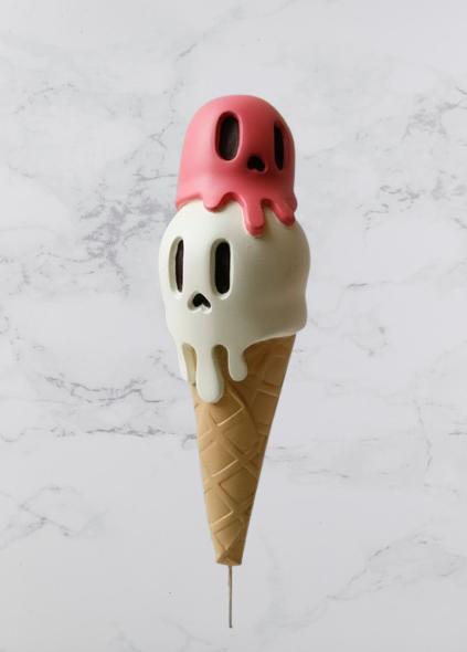 Ice Cream Skull Fan Art Toy