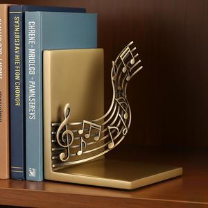 Musical Note Bookend – 3D Printable Showpiece for Music Lovers