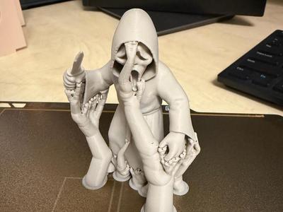 Ghostface Scream Halloween statue 