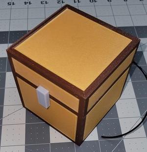 Minecraft Chest 5mm/pixle scale