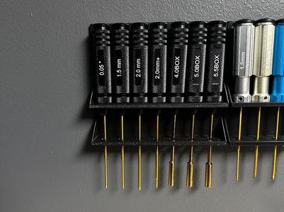 INJORA 7pc Hex Screw Driver Nut Driver Wall Mount