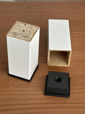 Foot / bracket for a cut / shorten Ikea LACK Table Leg