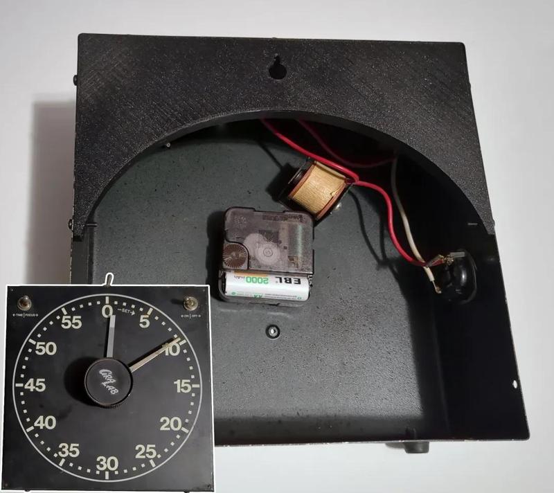 Back cover for GraLab Model 300 Photography/Darkroom Timer   