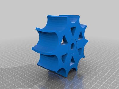 17mm Hex RC paddle tire