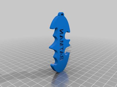 Batman logo keychain (4 versions)
