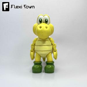 Flexi Koopa Troopa, Articulated fidget figure, 3mf included