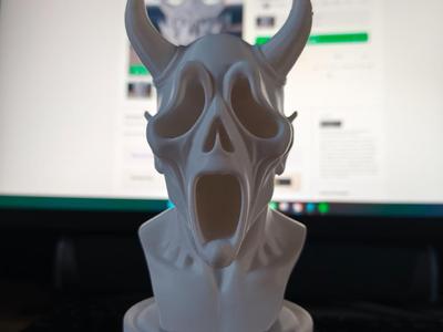 Ghostface Oni Mask Bust