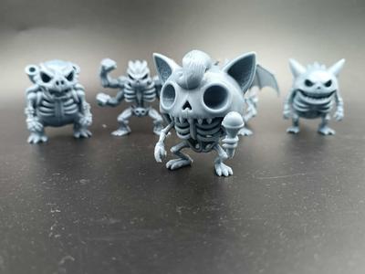 Jigglypuff  Skeleton Pokemon Kawaii - Anime - Toy