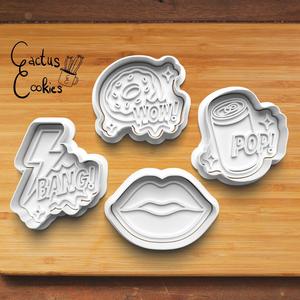 Pop Art Cookie Cutter set 0929