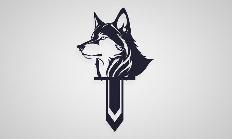 WOLF / DOG / ANIMAL / PET / HOME / BOOKMARK / BOOKMARK / SIGN / BOOKMARK / GIFT / BOOK / BOOK / SCHOOL / STUDENTS / TEACHER / OFFICE / WITHOUT SUPPORTS