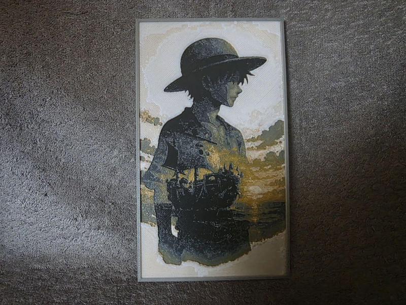 Monkey D.Luffy - One Piece - HueForge