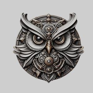 Owl Animal Head Owl Animal Medallion for CNC Router Laser & 3D Printer
