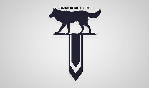 COMMERCIAL LICENSE / WOLF / DOG / ANIMAL / PET / HOME / BOOKMARK / BOOKMARK / SIGN / BOOKMARK / GIFT / BOOK / SCHOOL / STUDENTS / TEACHER / OFFICE / WITHOUT MEDIA