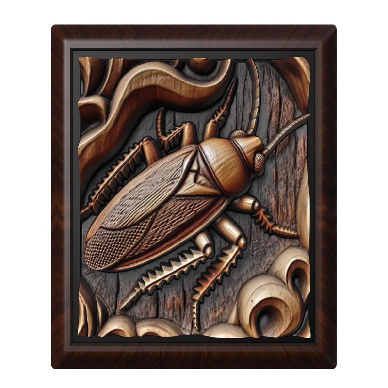Cockroach animal wall art relief wall decor