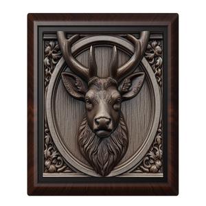 Deer animal wall art relief wall decor