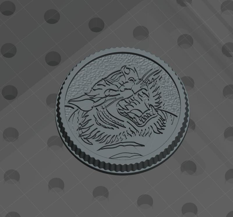 U.S. tiger zord power coin for legacy Morpher 