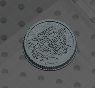 U.S. tiger zord power coin for legacy Morpher 