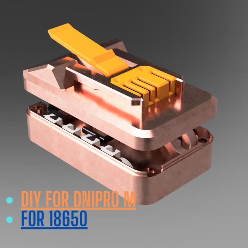 5x18650 bat DIY 18v batery for Dnipro-M, Standart