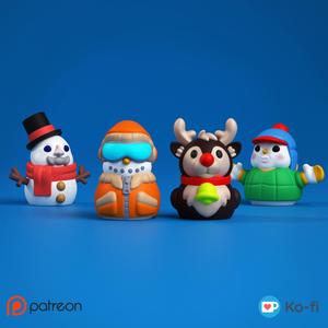 Snowman Christmas Ornaments - Snowguys Collection