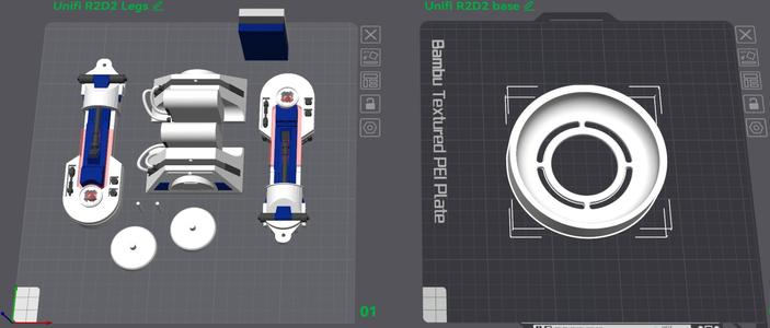 R2D2 Unifi UDR UDM colored for AMS