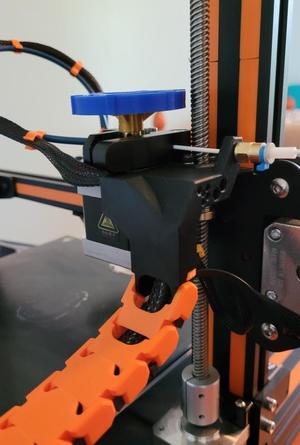 Ender 3 V2 Drag Chain Extruder Mount and Jogged Link