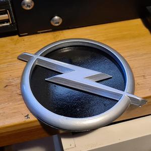 Opel badge for car.