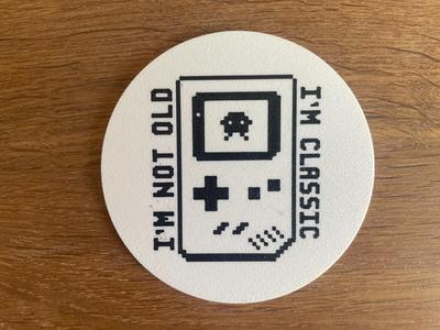 Classic Game Coaster / Game Room / Drink Decor