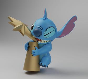 STITCH STAR TREE STAR 10cm