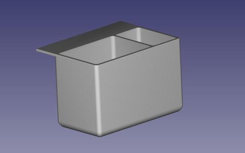Desktop pencil/pen box