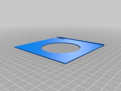 Ender 3 all in one, universal rear electronics case right lid 80 mm fan remix