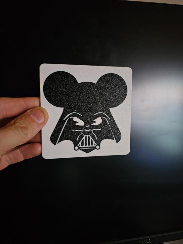 Darth Mickey coaster