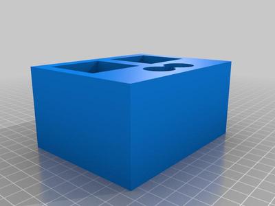 Epoxy tube holder