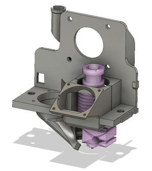 Print Head Bracket and Part Cooling Duct for PrintRite CoLiDo 2.0 Plus 3D Printer