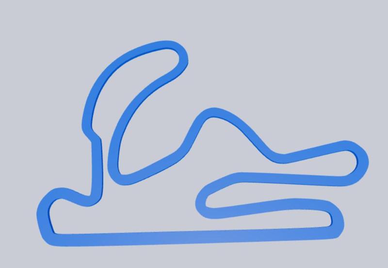 Cartagena Circuito Racetrack 2d art