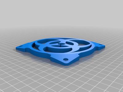 120mm biohazard fan grill