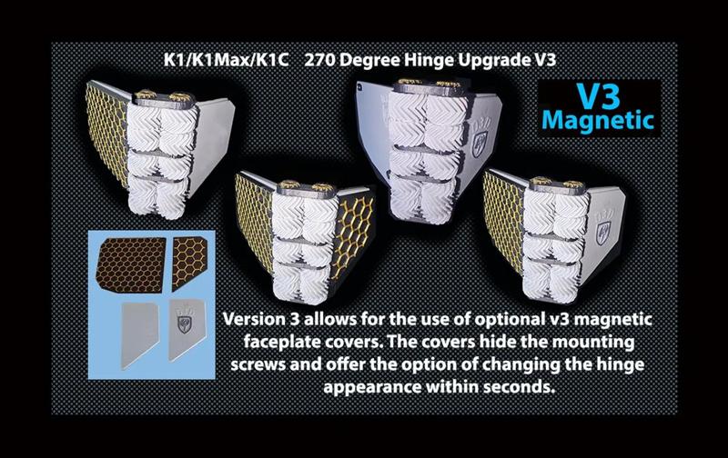 270 degree hinges (V3) magnetic faceplates upgrade   