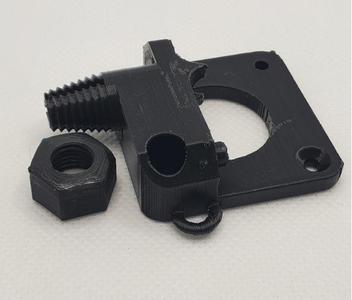 Bowden Block with Zip TIe Down. 