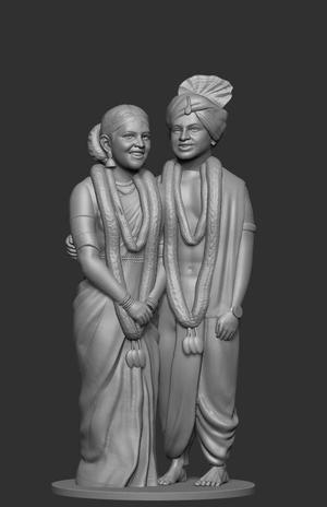indian wedding couple