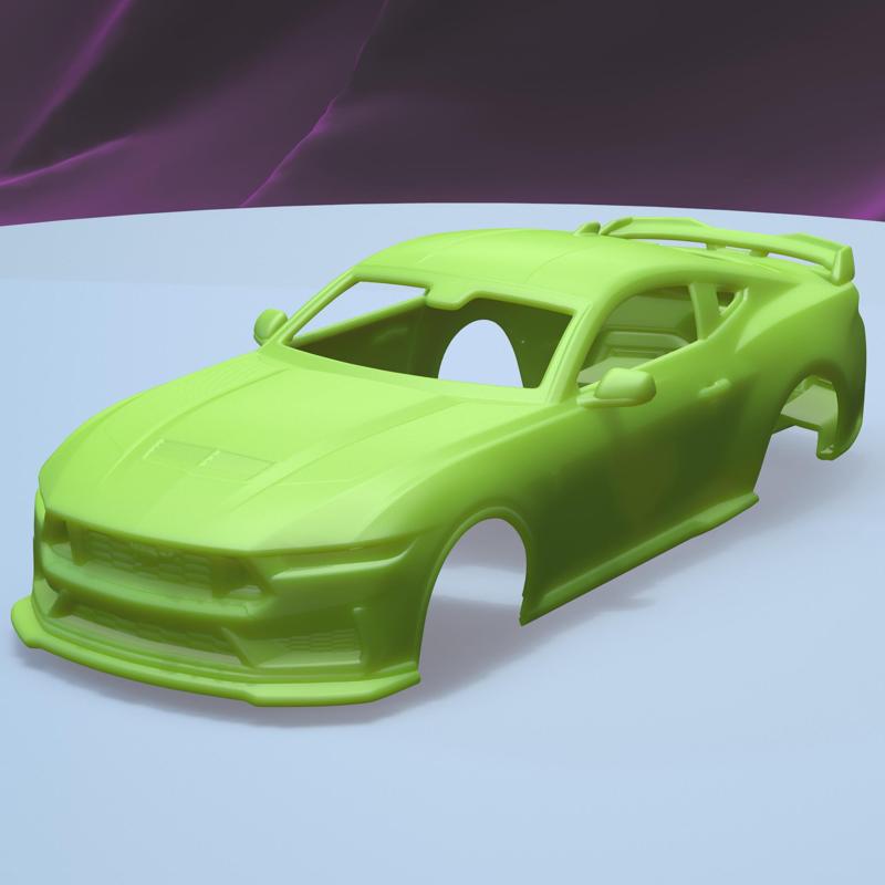 FORD MUSTANG DARK HORSE 2024 (1/24) printable car body
