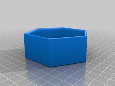 Catan Player Pieces Hex Storage Box Magnet Box Big Lid