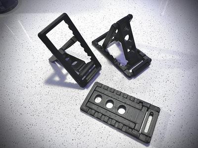 Compact Print-in-place Reversible Tablet / Phone Stand