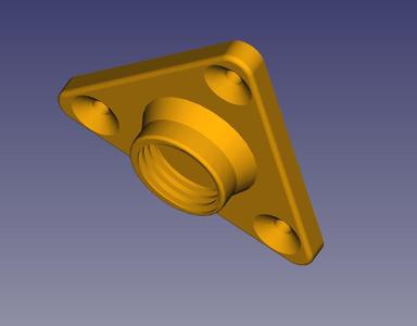 PET bottle bracket for small table