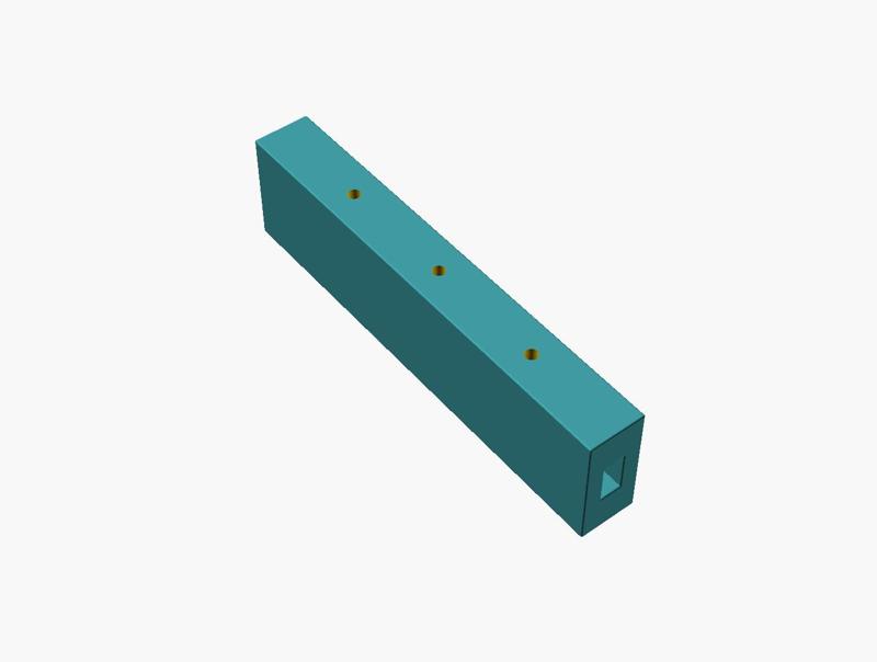 Middle 6" Brace with securing holes