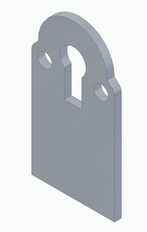 Nuki Smart Lock Adapterplatte