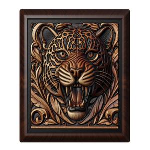 Jaguar animal wall art relief wall decor