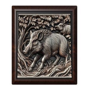 Wild Boar animal wall art relief wall decor